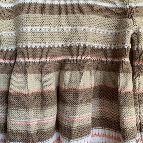 NWT Free People Striped Soft Cotton Cardigan - Picture 8 of 8